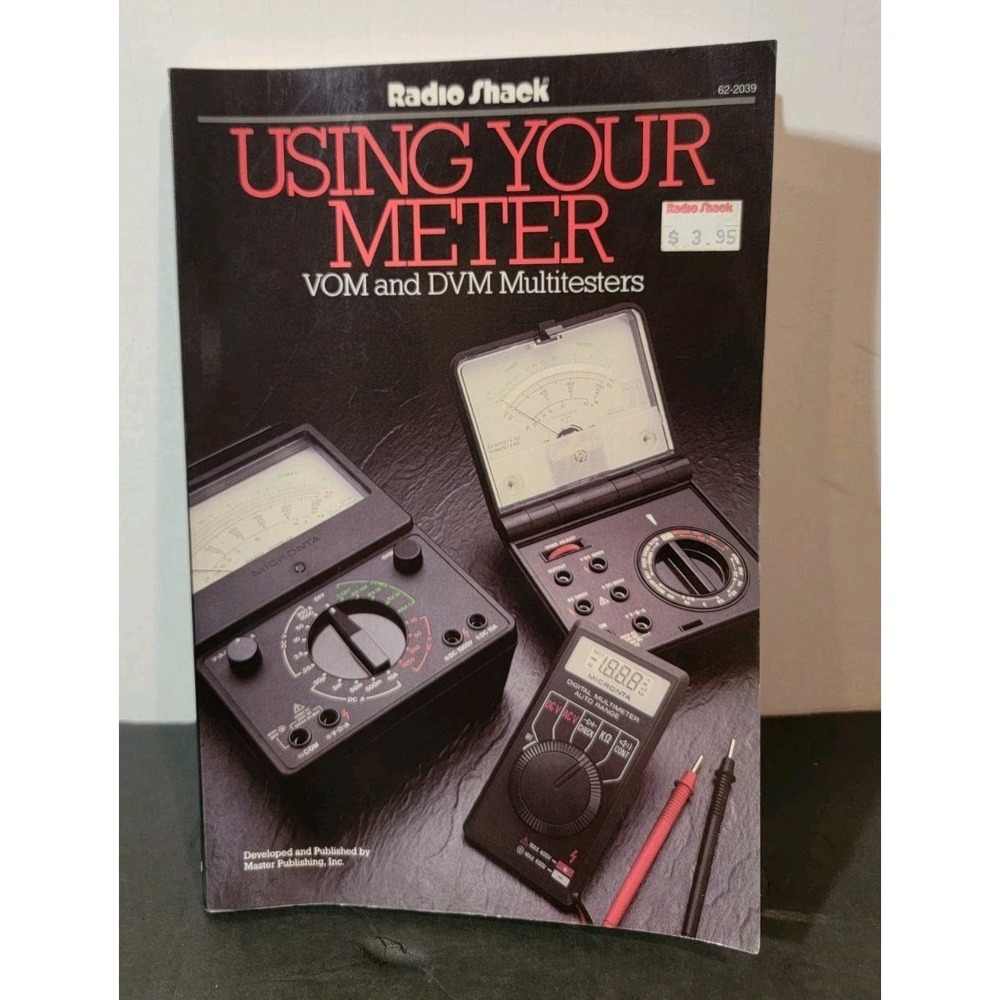 Vintage‎ Radio Shake: Using Your Meter VOM AND DVM Multitesters Soft Cover
